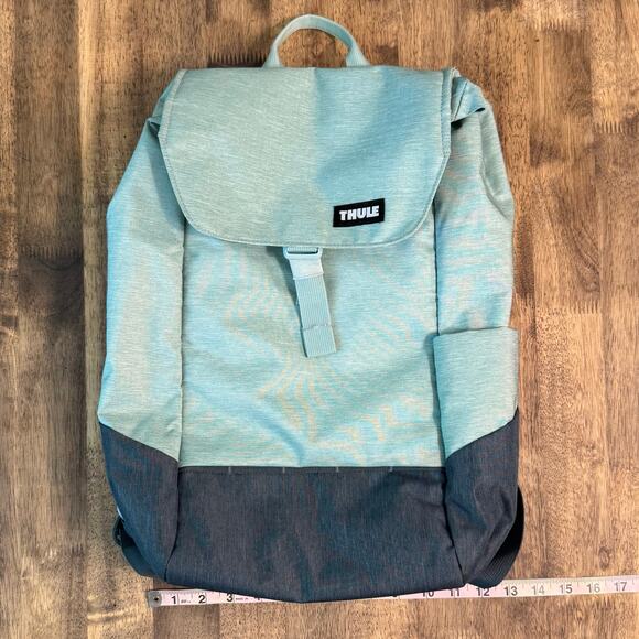 Thule Lithos Unisex Laptop Backpack 16L Alaska Light Blue/Dark Slate Gray - Picture 2 of 7
